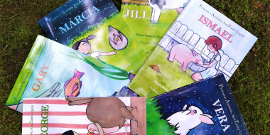 Coleção de livros ilustrados infantis "Pessoas e Animais, Amizades Legais"
